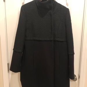Tahari Women Black coat size 12 like New